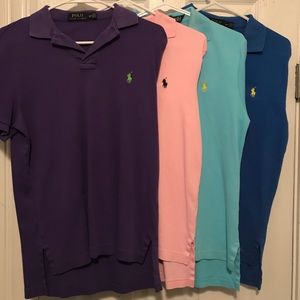 Lightly Used purple polo tee shirt